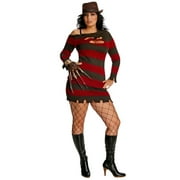 A Nightmare of Elm Street Miss Krueger Costume Dress for Adults by Rubies, Women's Plus